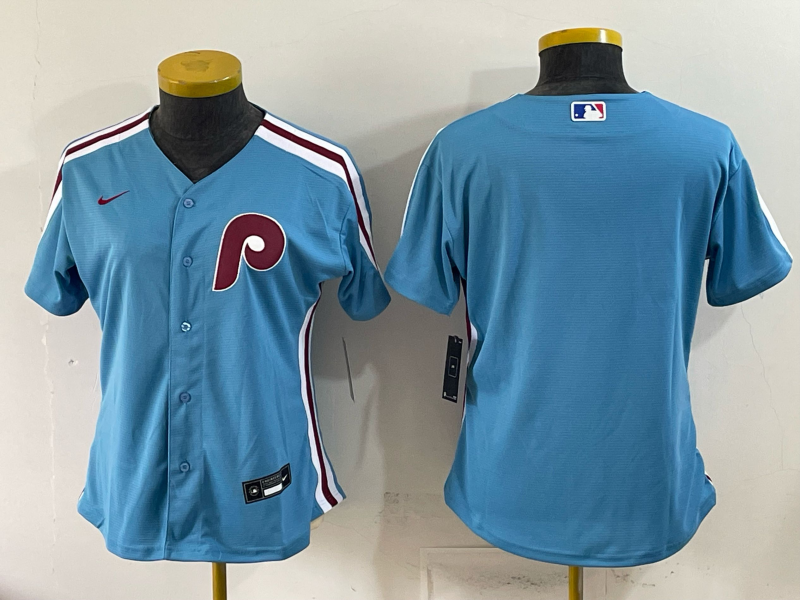 women 2026 Philadelphia Phillies blank blue Game Nike MLB Jersey 0521006